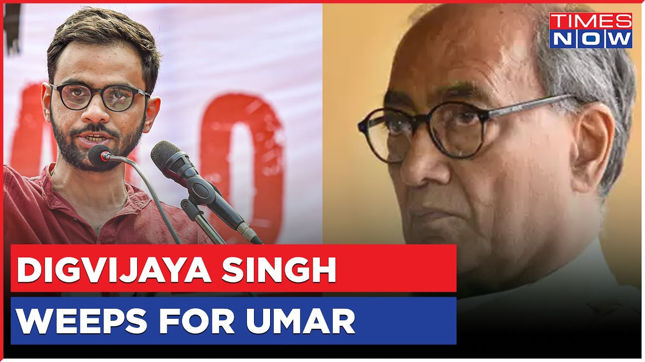 Umar Khalid Completes 1000 Days In Jail, Congress Asks 'Is It Fair?', BJP Reacts | Digvijaya Singh