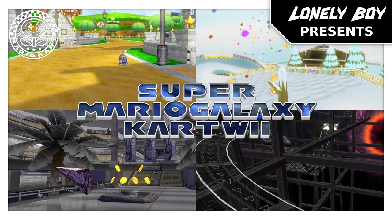 Super Mario Galaxy Kart Wii - Flower Cup (150cc) (3 Star Rank) | Mario Kart Wii