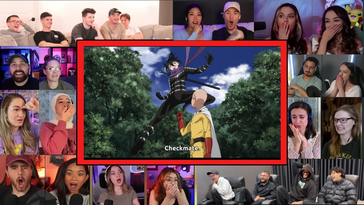 Saitama VS. Sonic | One Punch Man Season 1 Episode 4 Reaction Mashup 