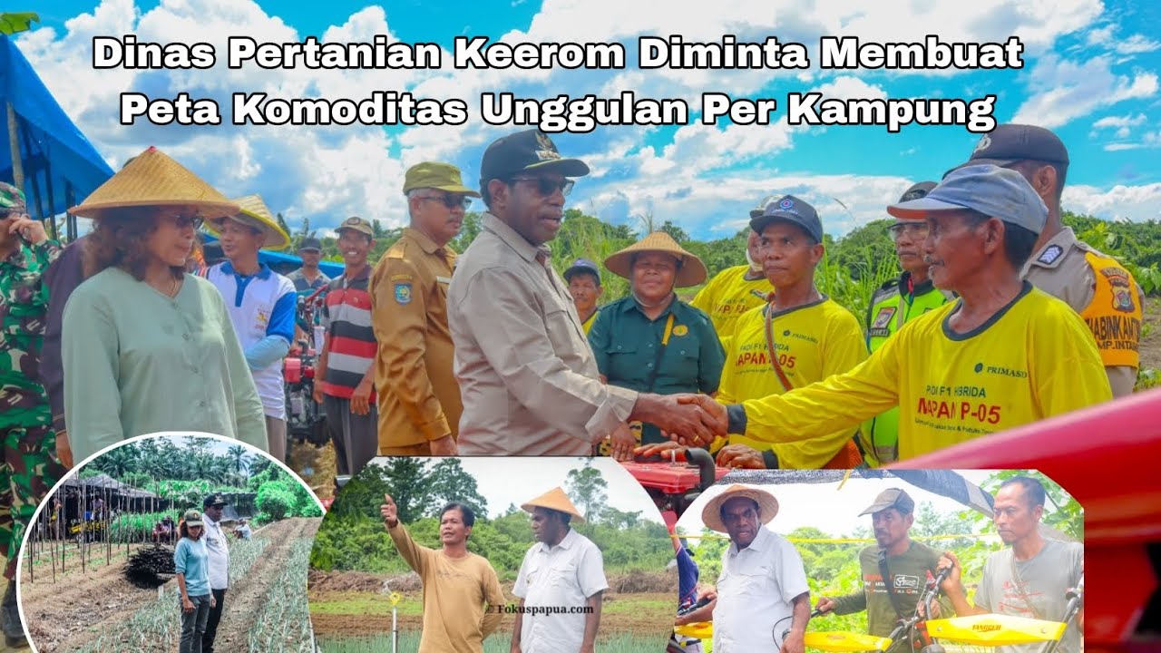 Kunker Bupati Keerom ke Skanto: Serahkan Bantuan, Serap Aspirasi