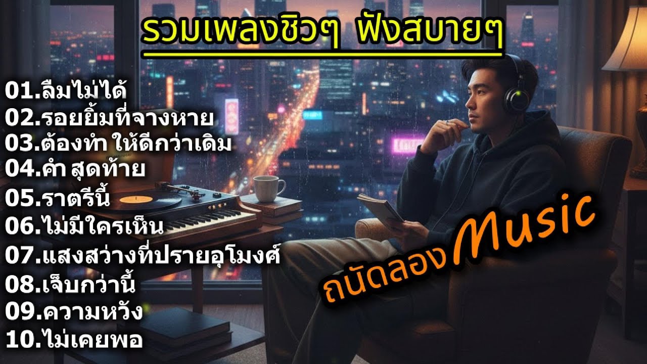 รวมเพลงชิวๆ ฟังสบายๆ นั่งชิวในร้านเหล้า