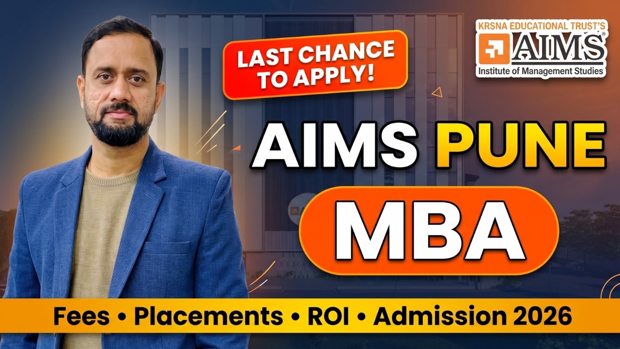 AIMS Pune MBA Admission 2026 | Last Chance to Apply! Honest College Review