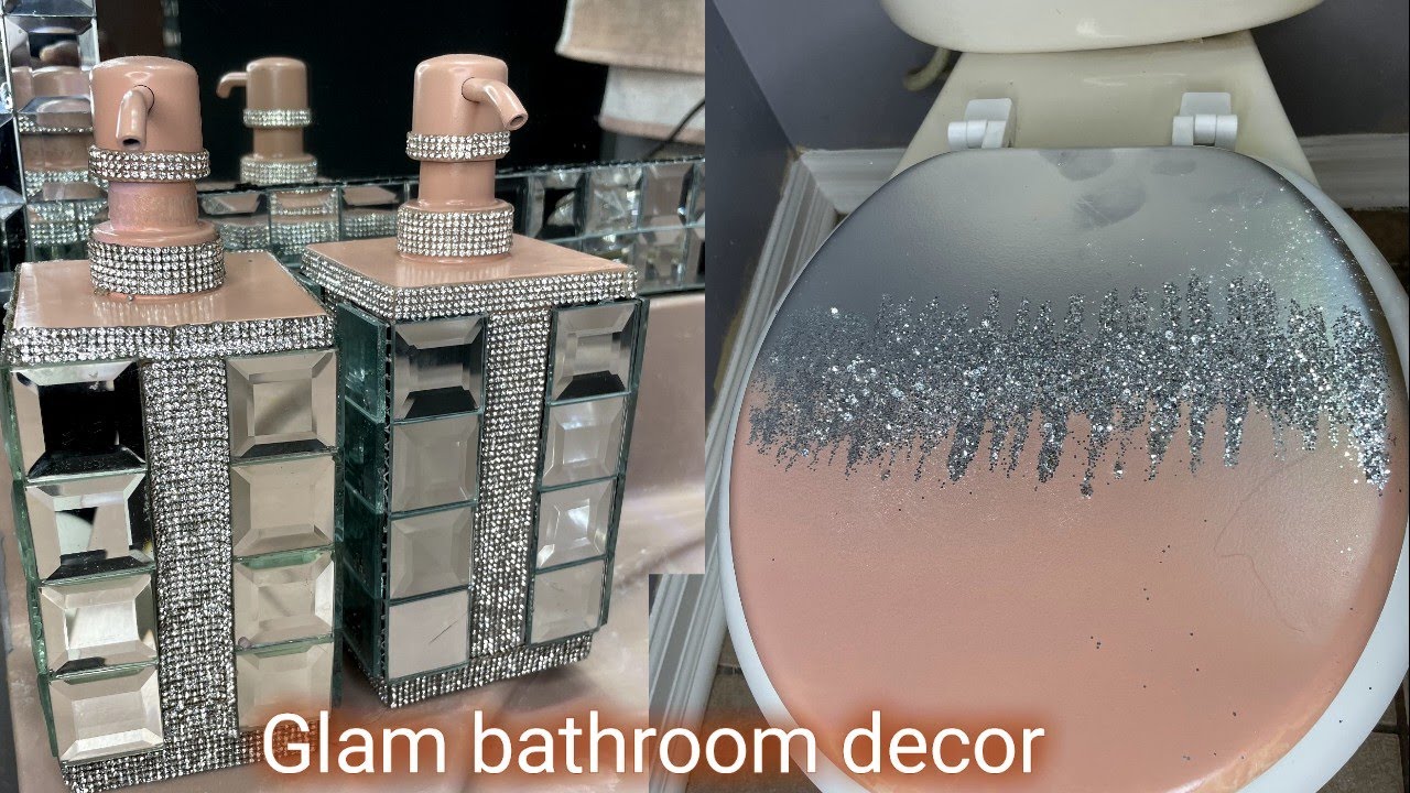 Новый гламурный декор своими руками 2022/ #diy Гламурный декор ванной комнаты/ #homedecordiy/ #зе...