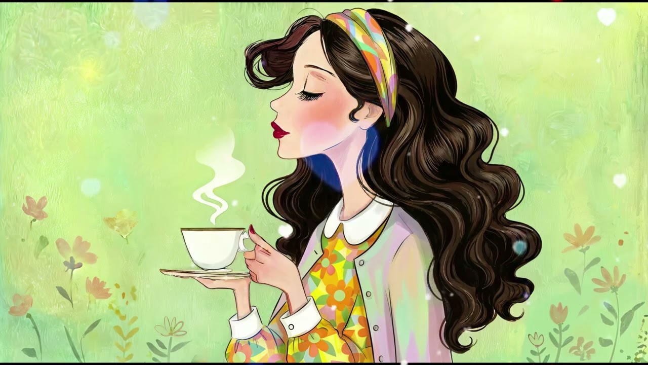Spring Coffee in Soft Morning Light | Relaxing Vintage Jazz for Study, Work & Calm Focus