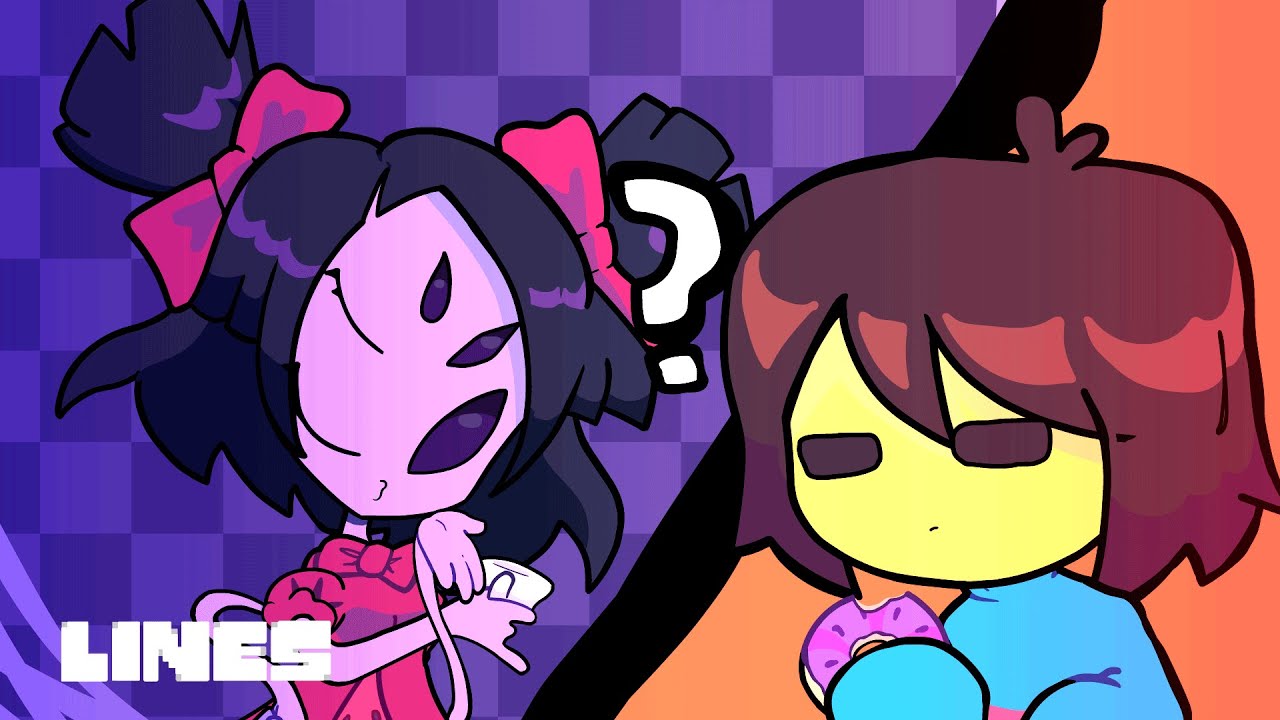 Undertale - Muffet Boss Fight Hard REMAKE - (Animation - Gameplay)