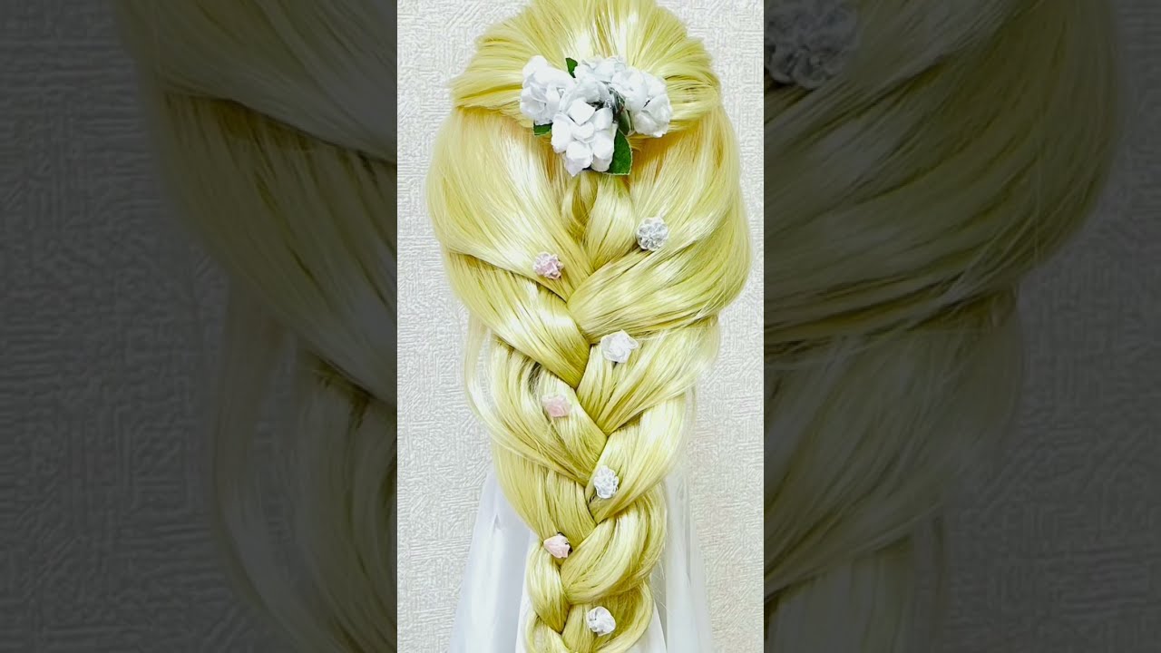 Hairstyle Elsa Basic Braid❄️Tutorial #shorts