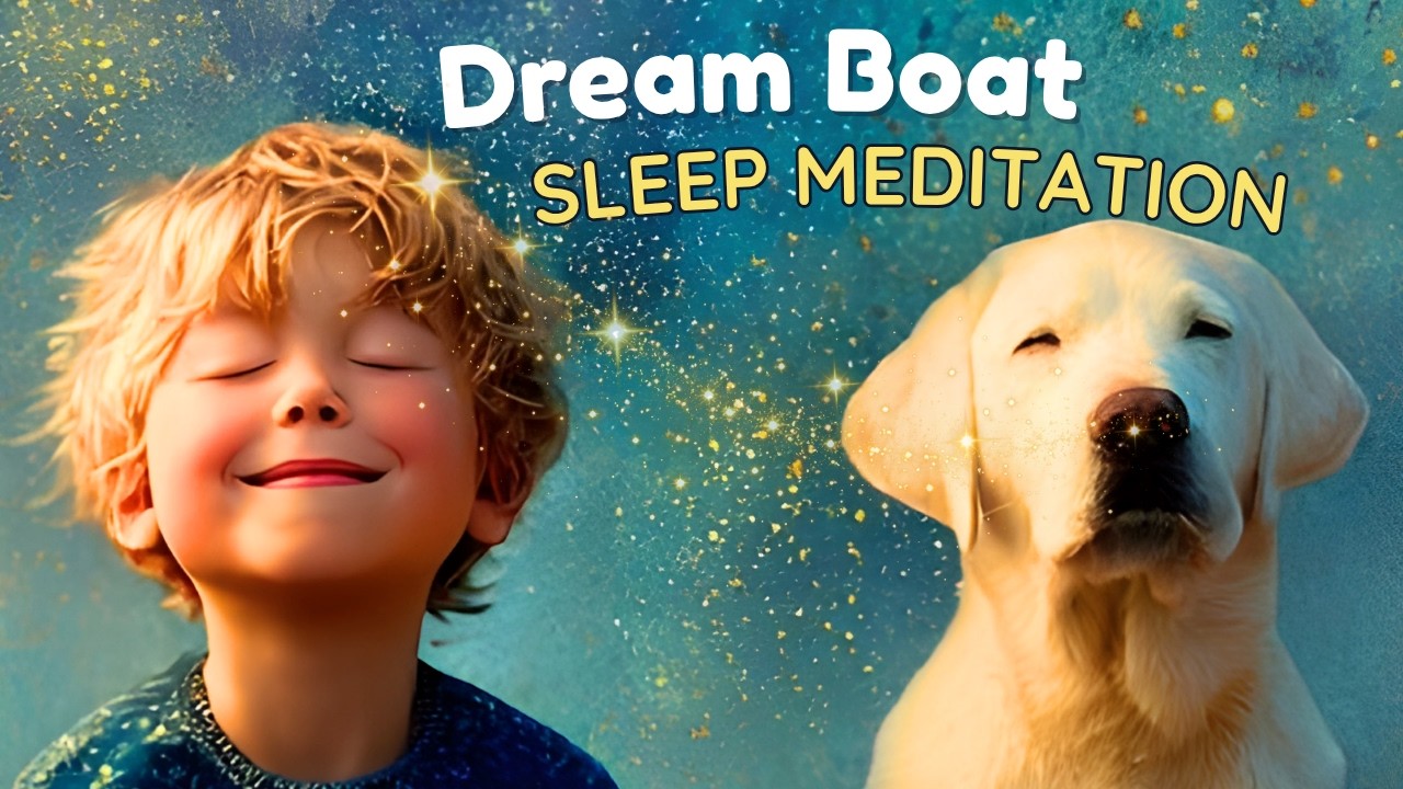 Peaceful Sleep Meditation for Kids + Music ⛵ The Dream Boat  | Episode 1: The Dream Sea