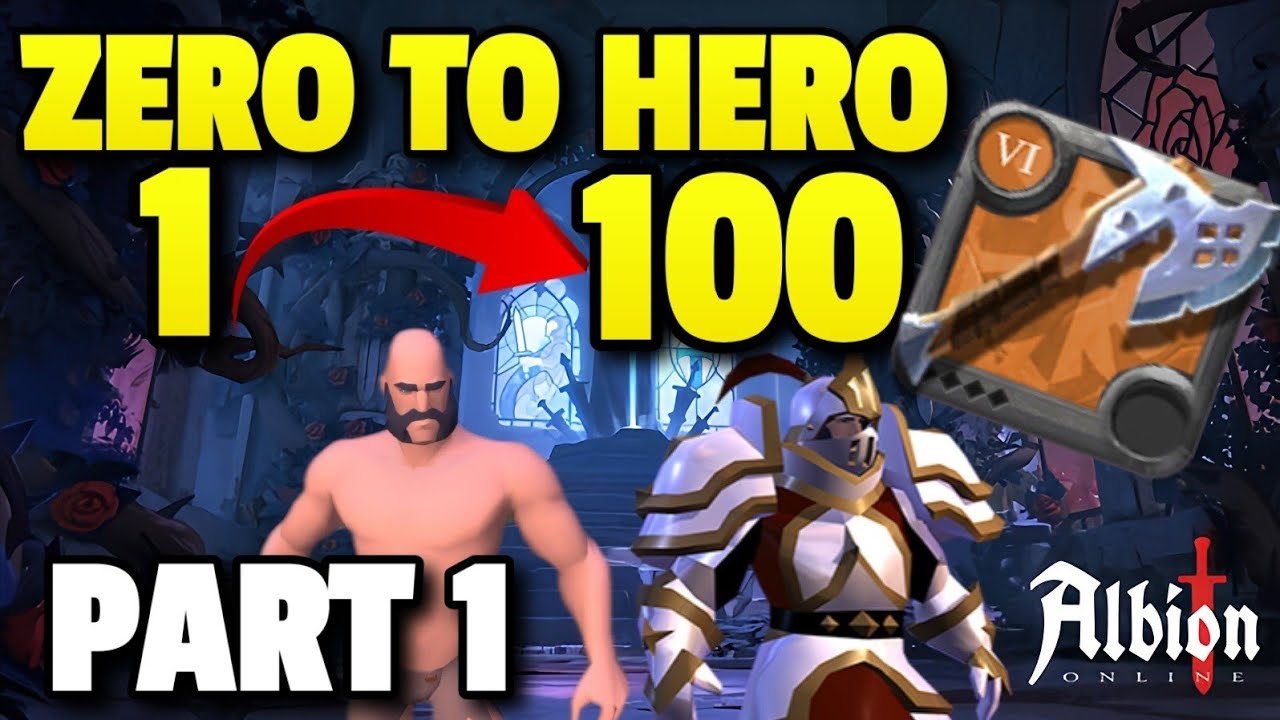 DonnyGG Plays Albion Online BattleAxe Best Build | PvP & PvP - Part 1
