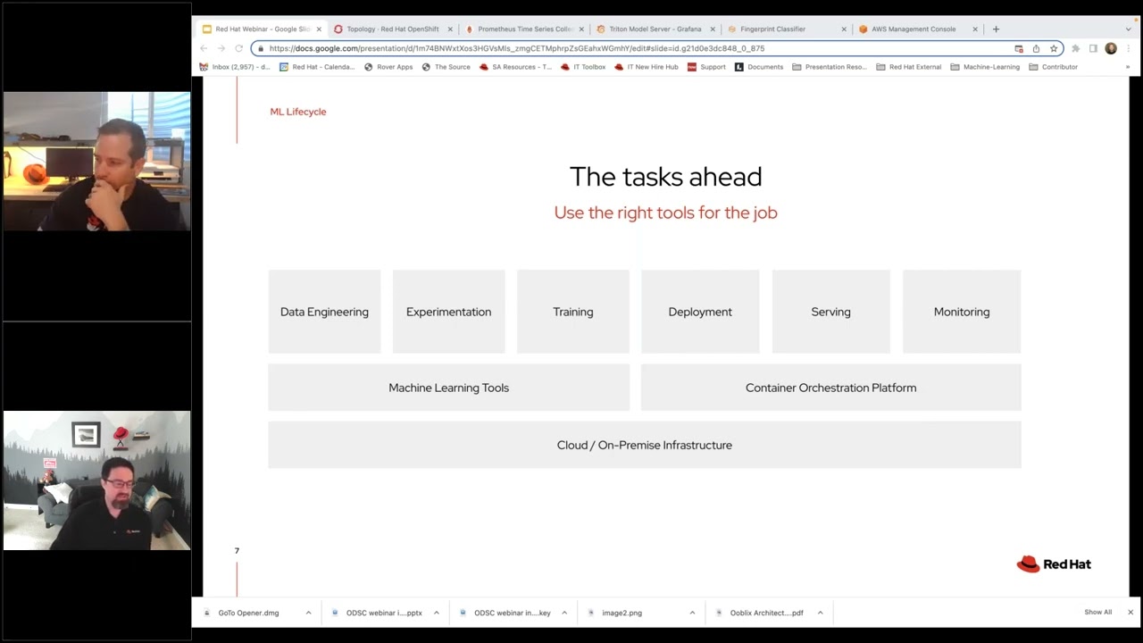 ODSC Webinar | &ldquo;The right tools for the job&rdquo; A way to do end to end Machine Learning