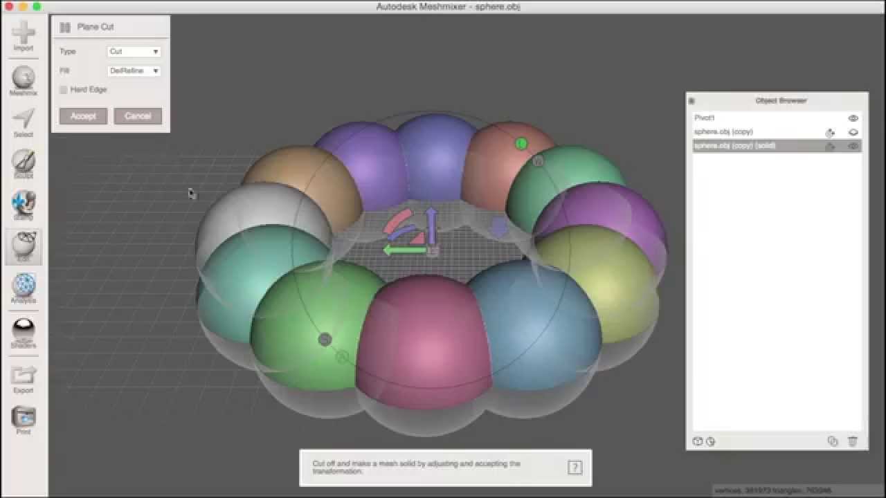Autodesk Meshmixer 101: Pivots