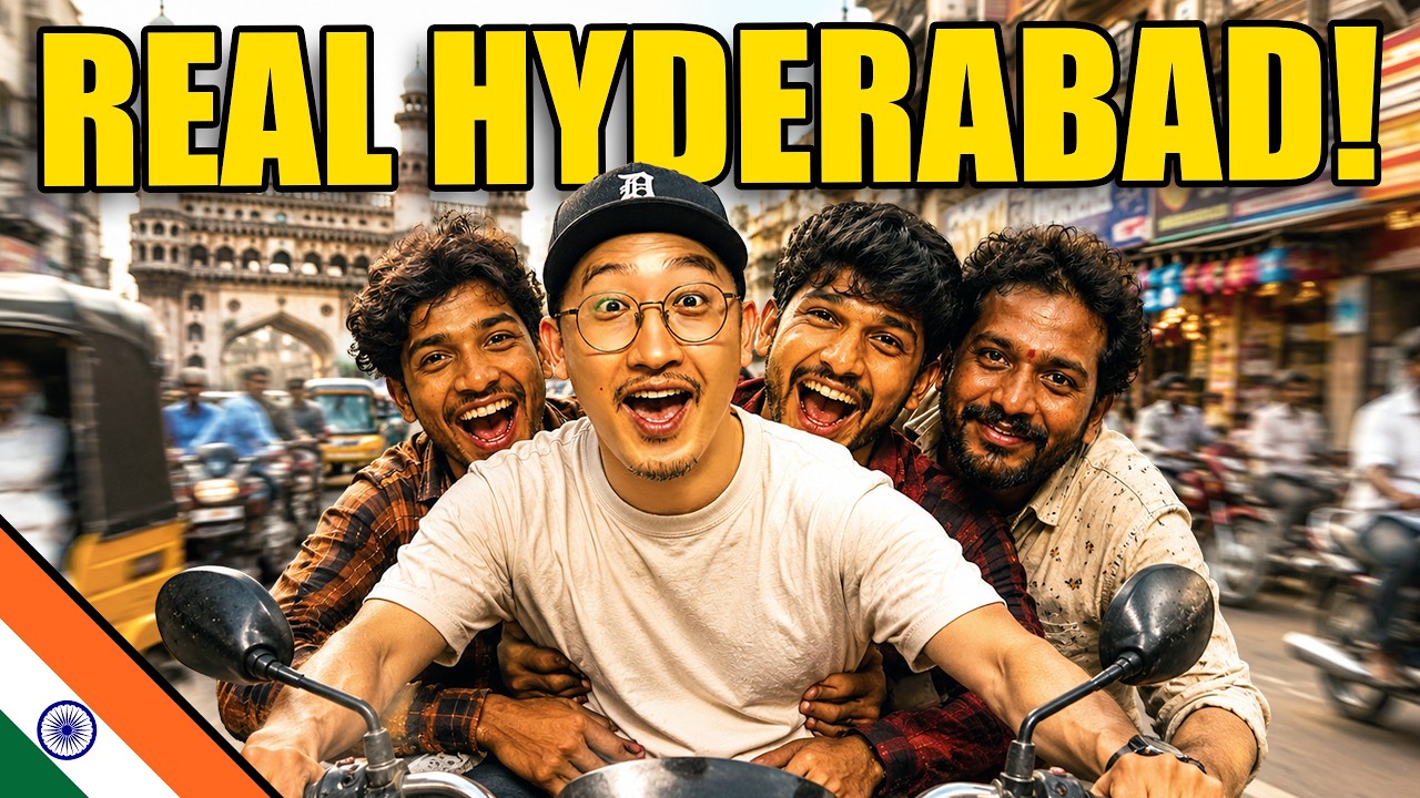 Indian Locals Showed Me the REAL Hyderabad! 🇮🇳