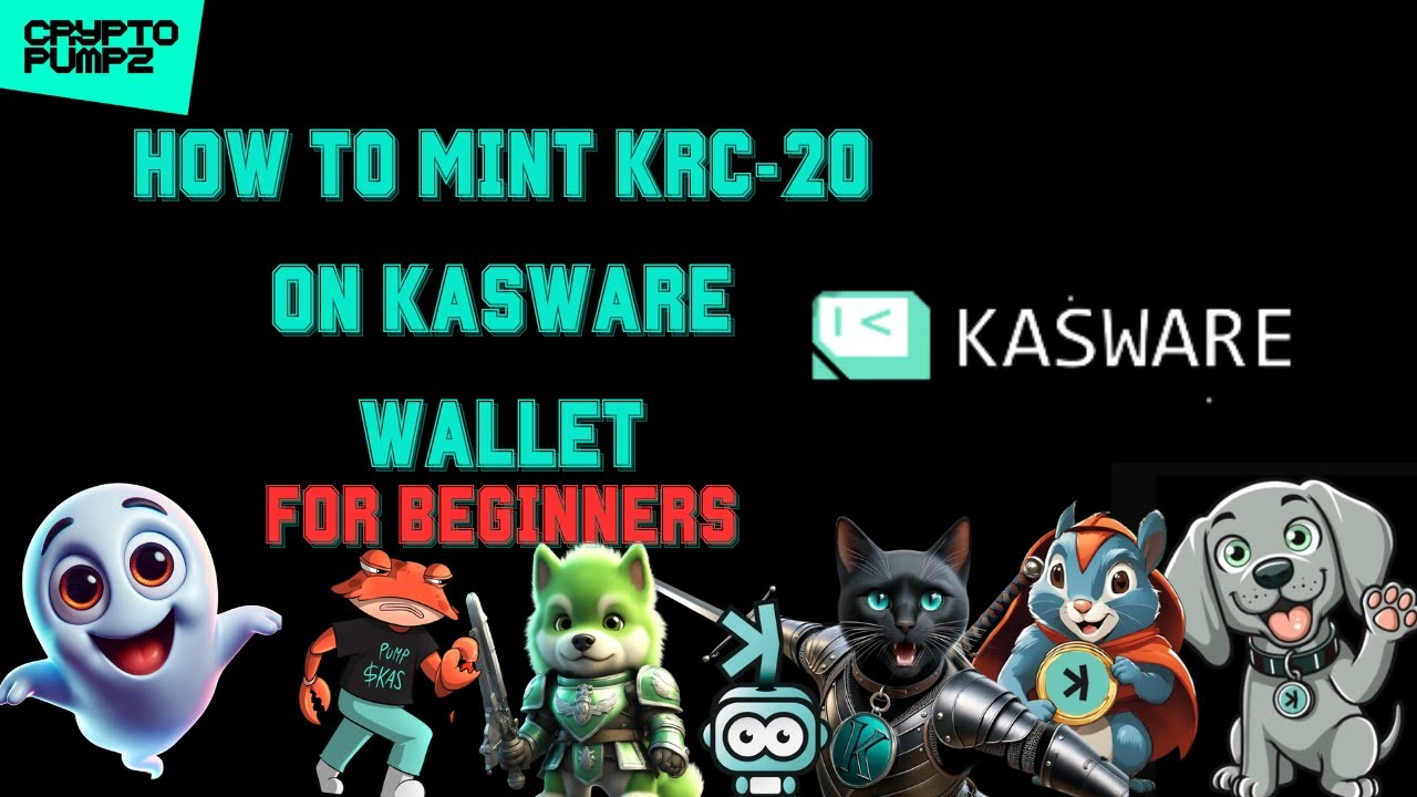 MINTING KRC-20 TOKENS USING KASWARE WALLET---SIMPLE FOR BEGINNERS
