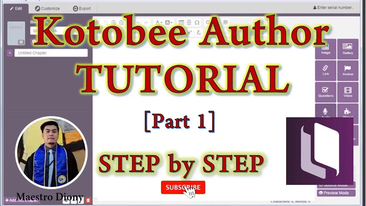 KOTOBEE AUTHOR TUTORIAL - Part 1 -  Tagalog EASY STEP by STEP Tutorial