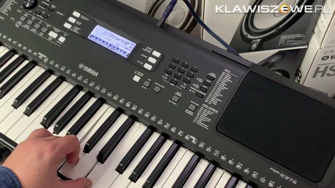 YAMAHA PSR-E373 NOWOŚĆ Fantastyczny instrument do nauki gry Unboxing / DEMO