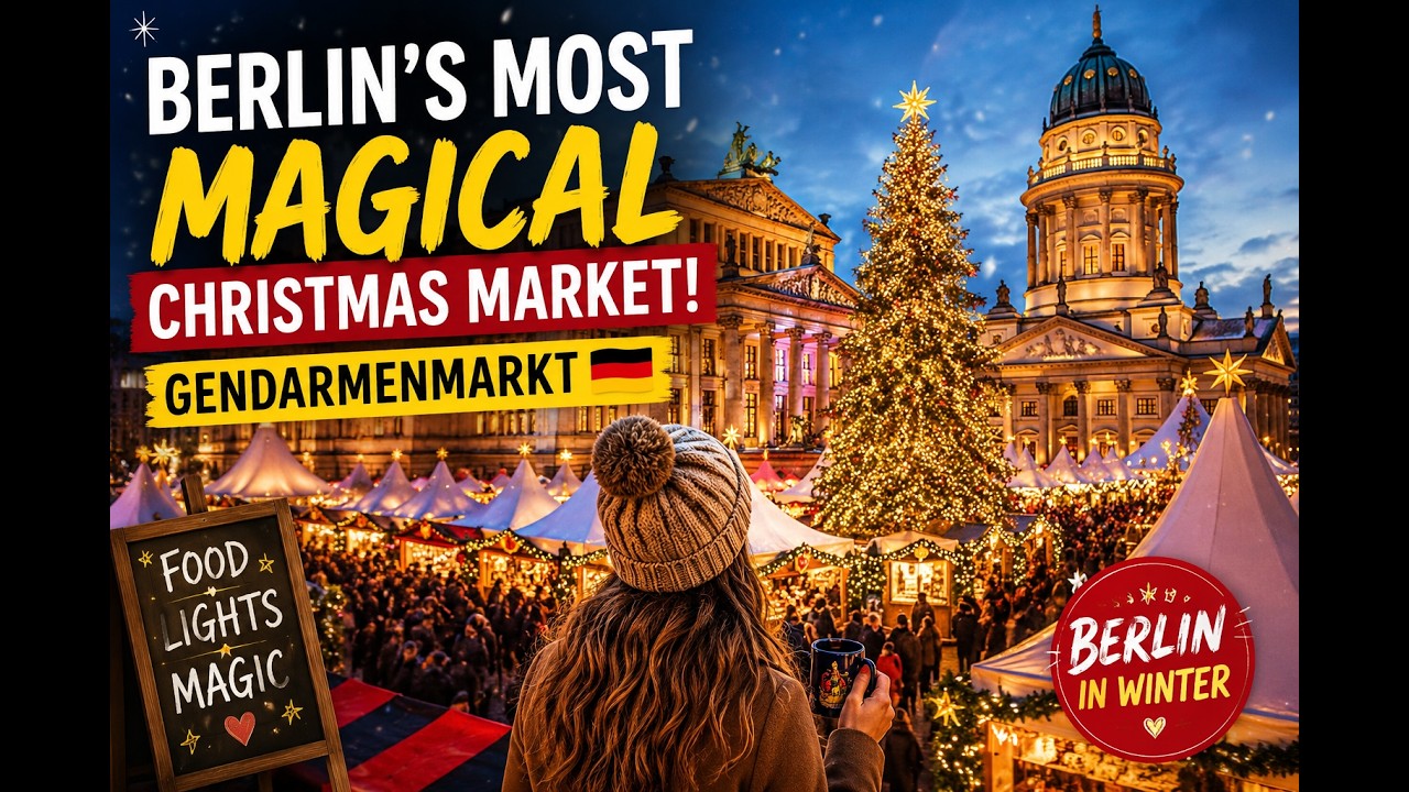 Berlin's 🇩🇪 best Christmas Market Gendarmenmarkt | Gluhwein | Hotdogs | HotChocolate| Cozy Market