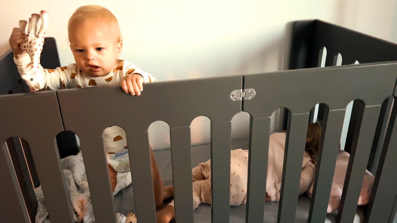 The adorable brother and sister, David and Naomi, started their day early when David woke up and gen
