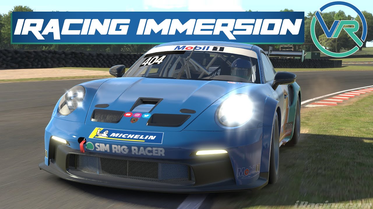 iRacing in VR a fully immersive lap of Oulton Park in a Porsche