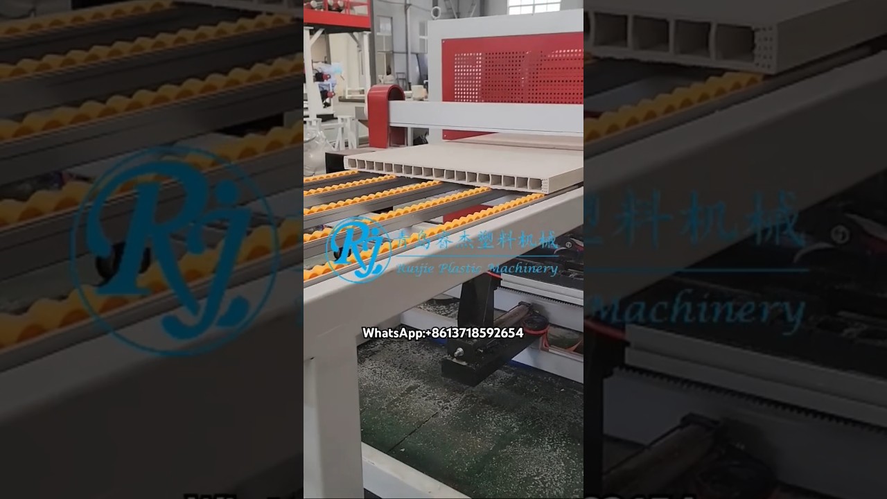 WPC DOOR FRAME MACHINE #wpcdoorframemachine #pvcdoormachine #wpcdoormachine #wpcdoorframeproduction