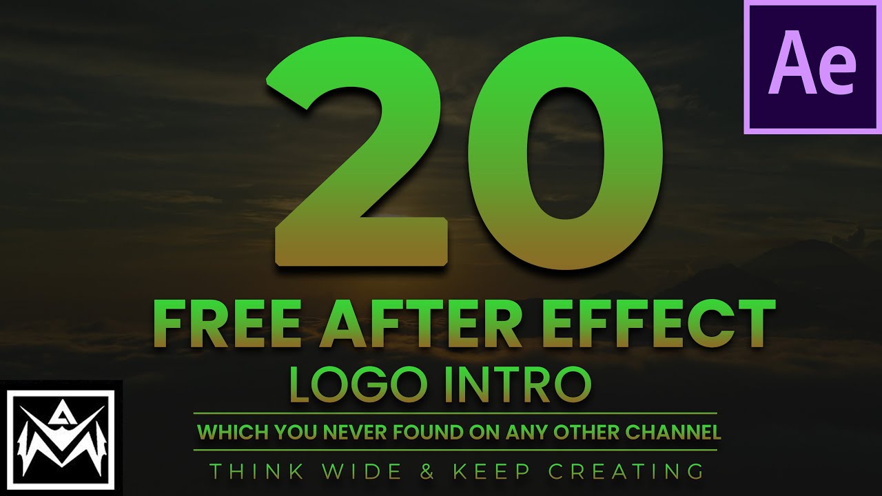 20 лучших новых шаблонов для логотипов After Effect | Бесплатная загрузка