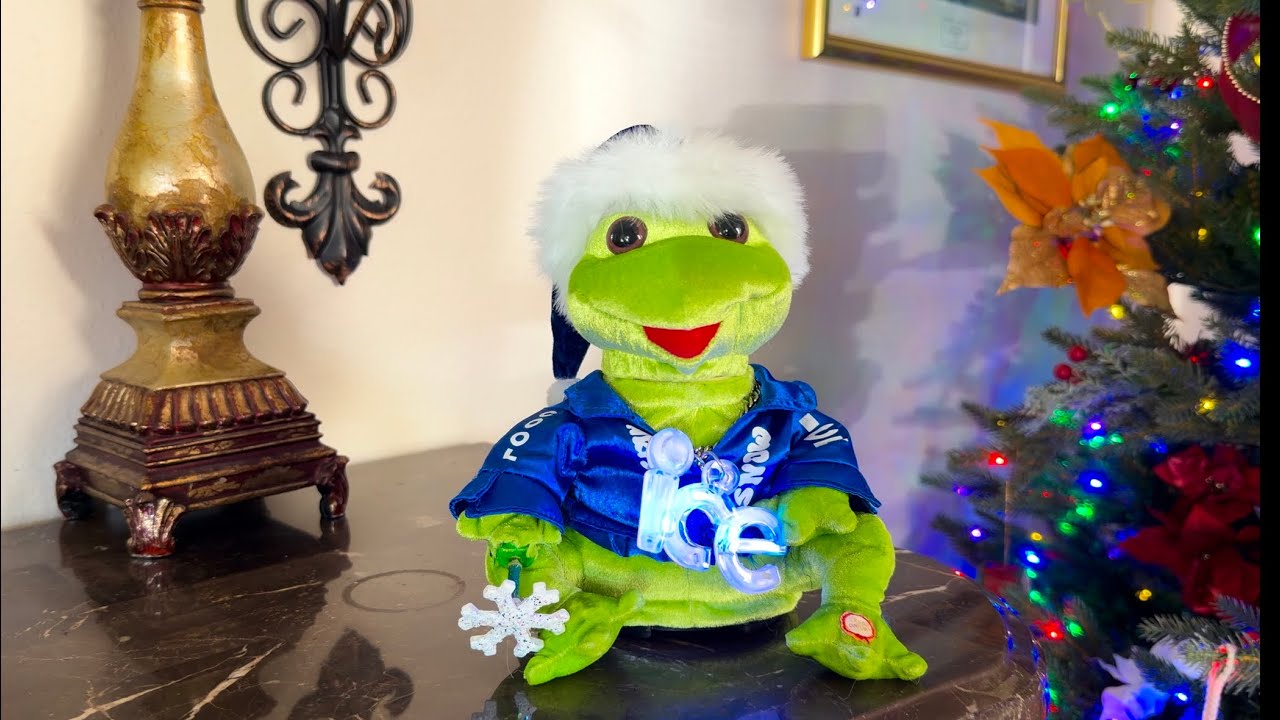 Custom Christmas Frogz - “Blue Christmas”