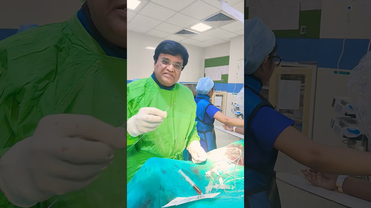 Live Demonstration of Angioplasty and Stent in Left Circumflex artery Prof Dr Vivek Gupta 31.3.26