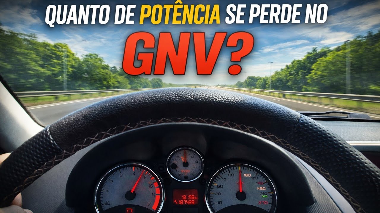 Quanto de potência se perde no GNV? Teste de aceleração 0 a 100 km/h veja como fica!