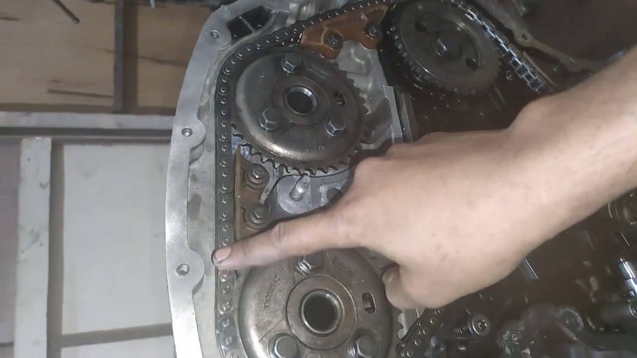 cara mudah memahami dan memasang rantai timing Ford ranger 2,2