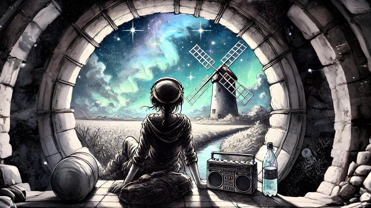 Turquoise spirits, music, art and rain🎧 🎨