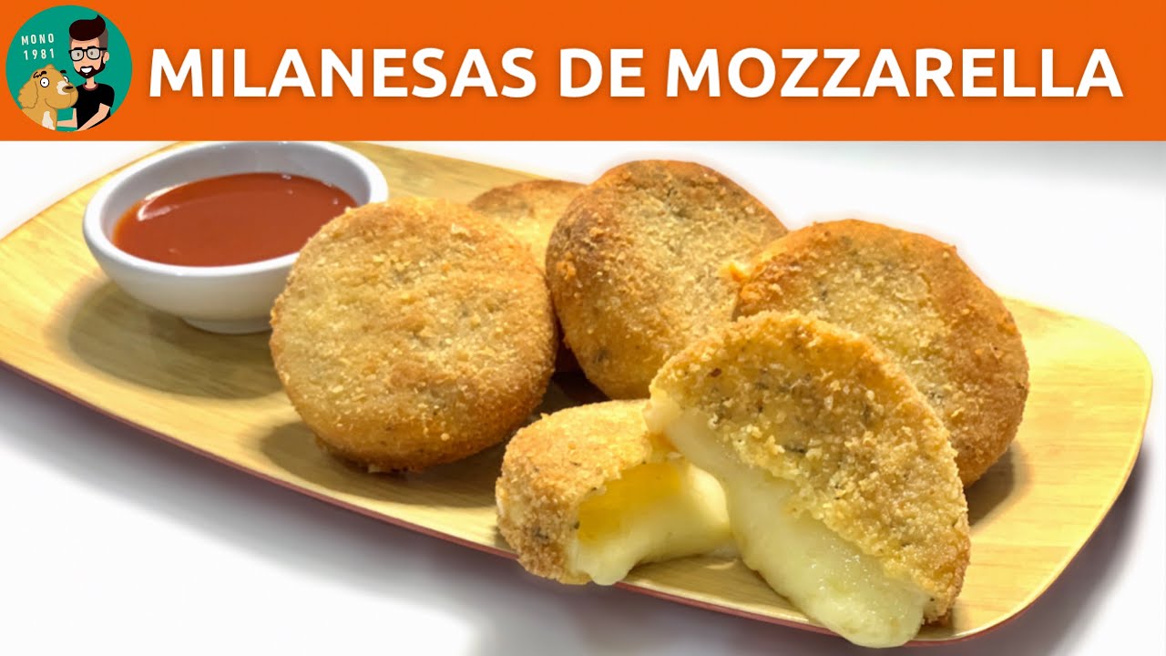 C&oacute;mo Hacer Milanesas de Mozzarella Para Congelar. &iexcl;Muy F&aacute;ciles, Sabrosas y Pr&aacute;cticas! / MONO 1981