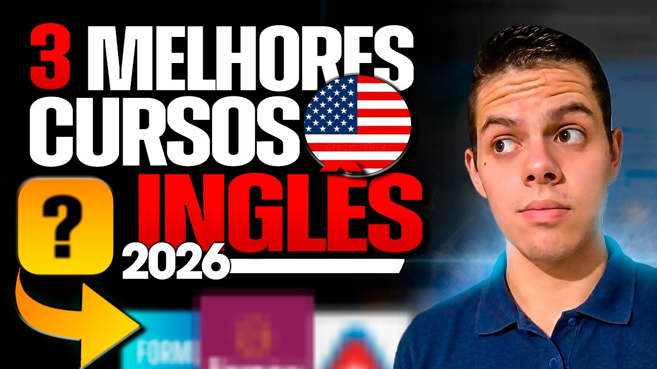 Os 3 Melhores Cursos de Inglês Online em 2026 (Com Certificado) – Ranking Atualizado