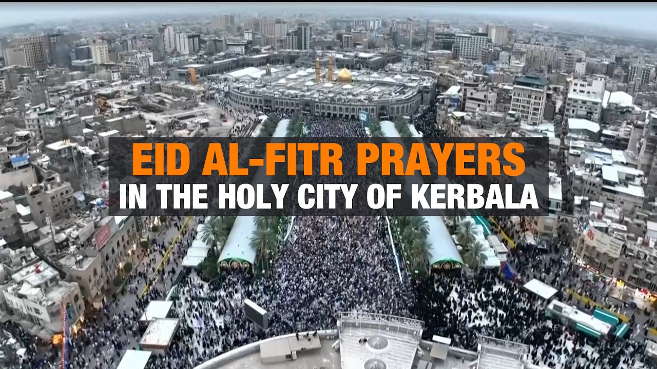 Muslims Offer Eid al-Fitr Prayers in the Holy City of Kerbala | News9