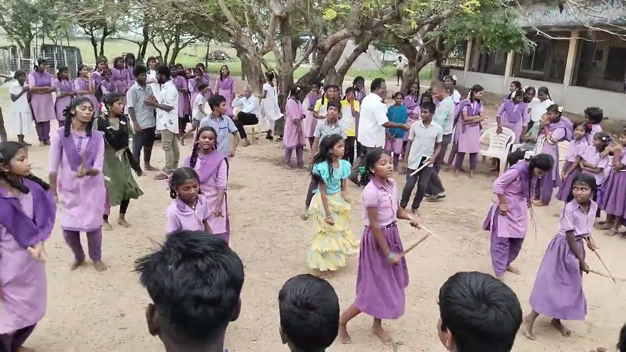 VATAMBEDU SPECIAL KOLATAM PERFORMANCE BY ZPHS VATAMBEDU STUDENTS