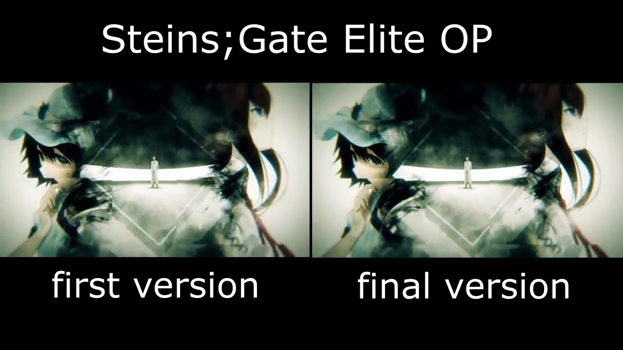 Steins;Gate Elite opening comparison