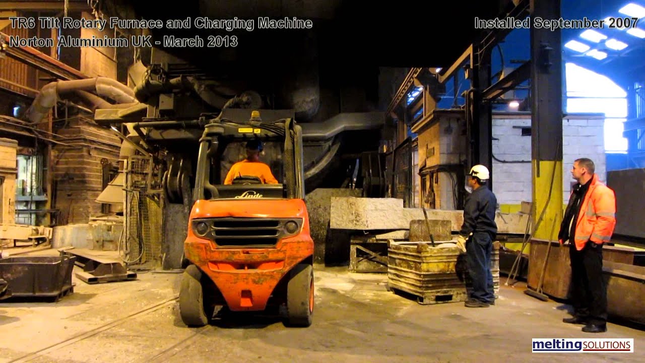 Tilting Rotary Furnace and Charging Machine March 2013