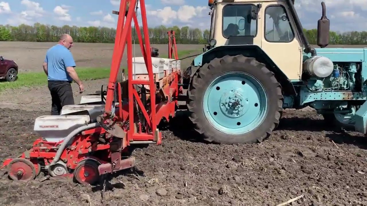 Стара Гвардія ЮМЗ 6💪 на посіві Соняшнику 🌻Агро Ритм Альдазор 🌻сівалка KUHN 🔥