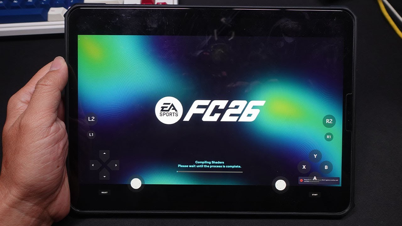 Игровой процесс EA Sports FC 26 на Apple iPad Pro