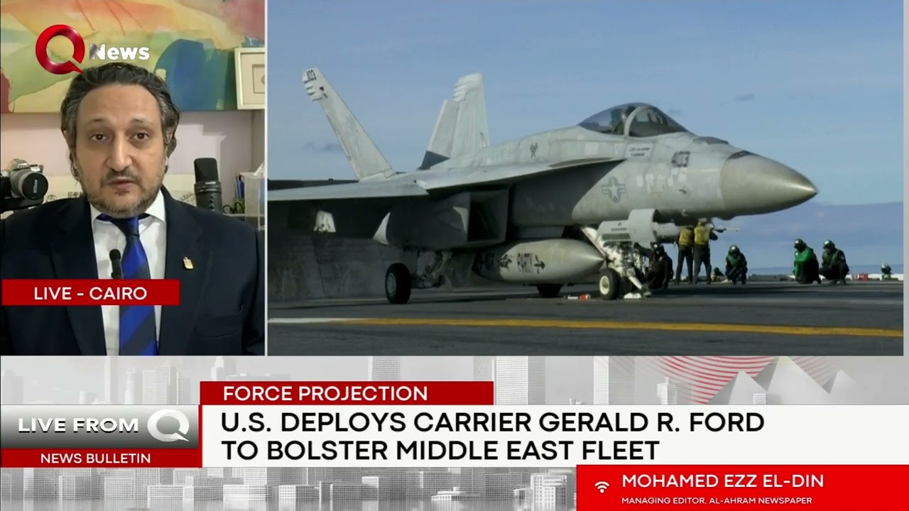 US deploys carrier Gerald R. Ford to Middle East