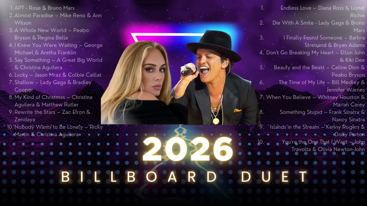 Adele X Bruno Mars, Taylor Swift X The Weeknd, Lady Gaga X Bradley Cooper | Duet Pop Stars Billboard
