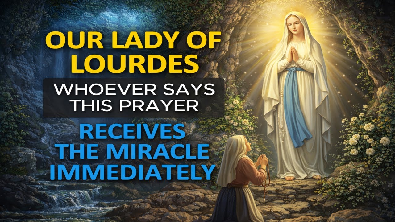 🙏 Powerful Prayer to Our Lady of Lourdes for Healing in Urgent and Desperate Cases