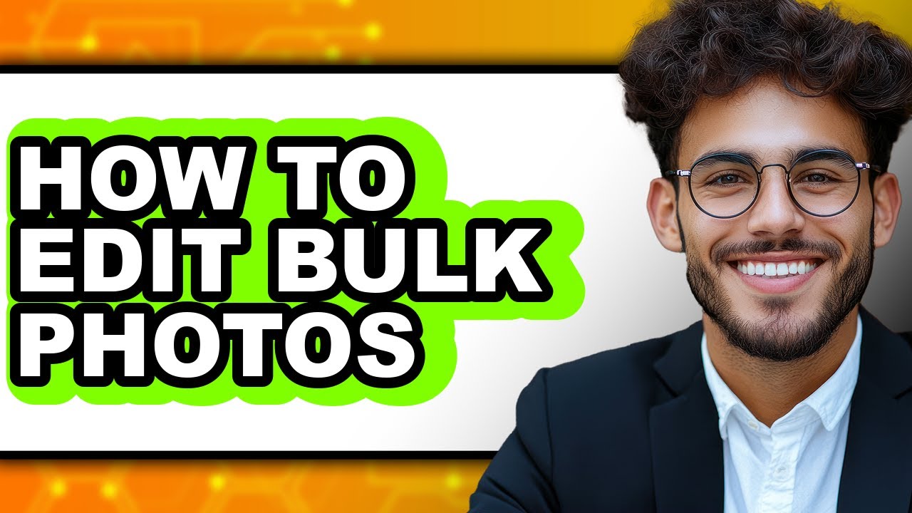 How to Edit Bulk Photos (updated)