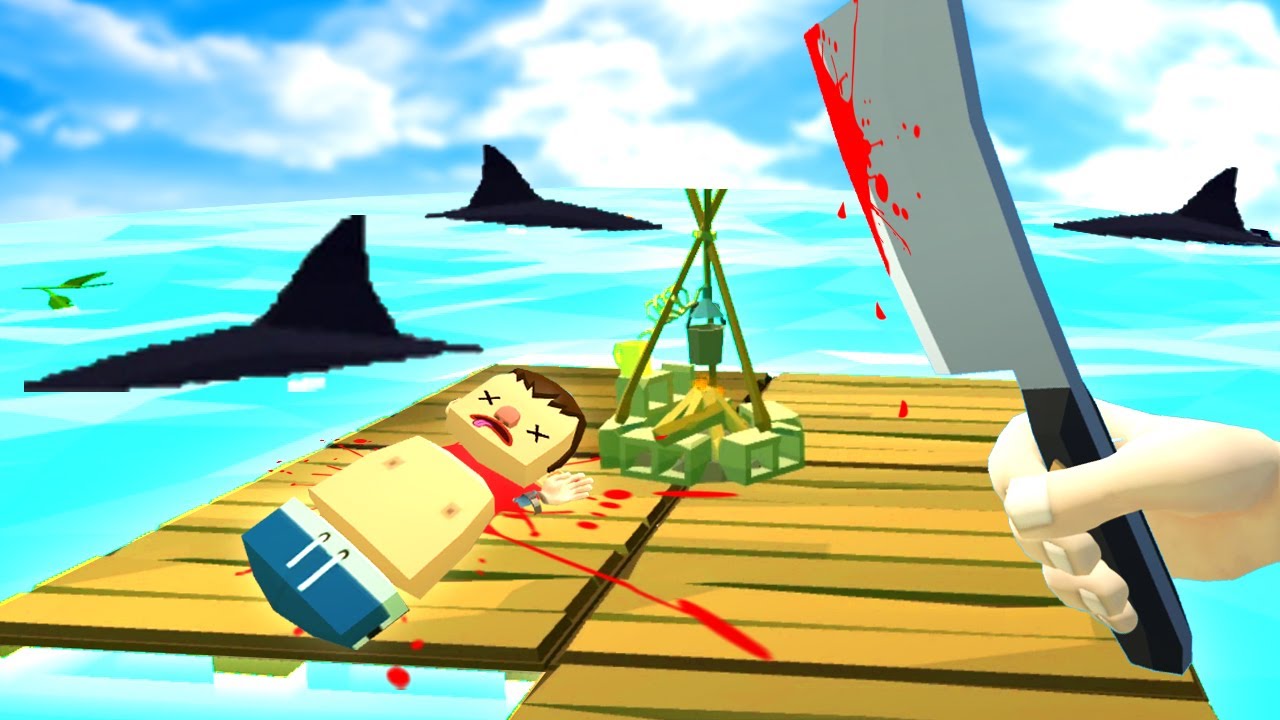 We Tried Surviving on a Raft but Hunger Made me Kill Him in OceanCraft VR Multiplayer