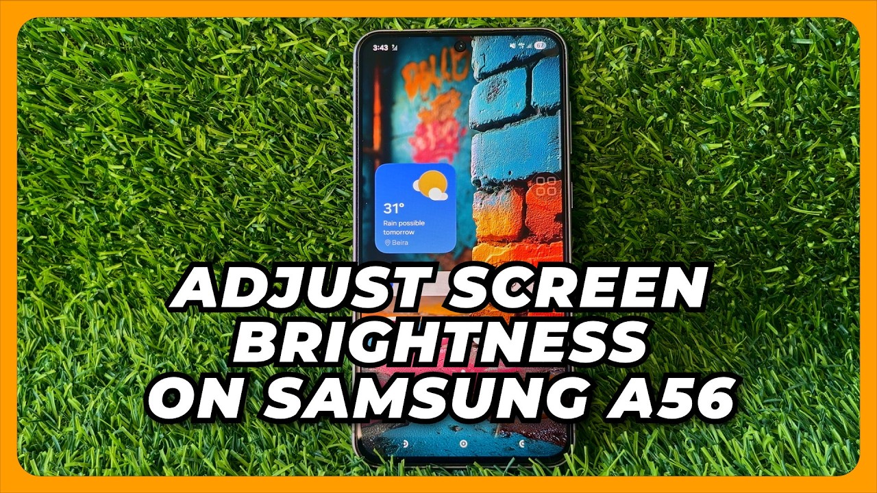 Как за считанные секунды отрегулировать яркость экрана на Samsung Galaxy A56 с One UI 7