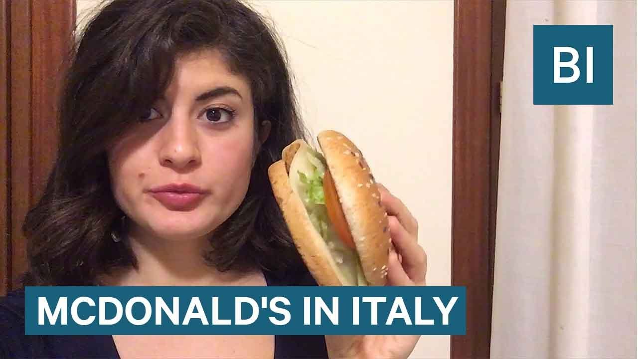 All The Food You Can Only Find At A McDonald's In Italy