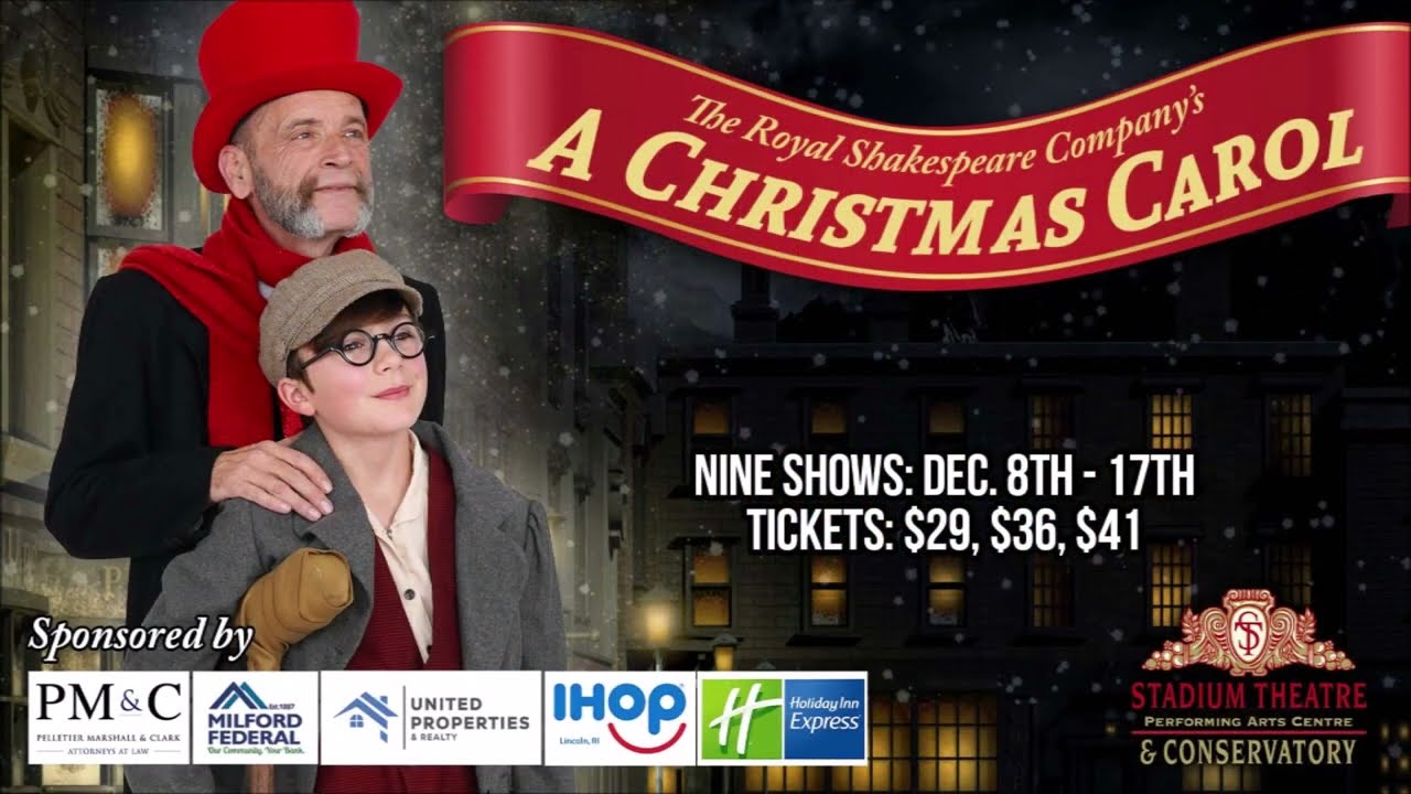 A Christmas Carol - December 8th - 17th, 2023 at the Stadium Theatre