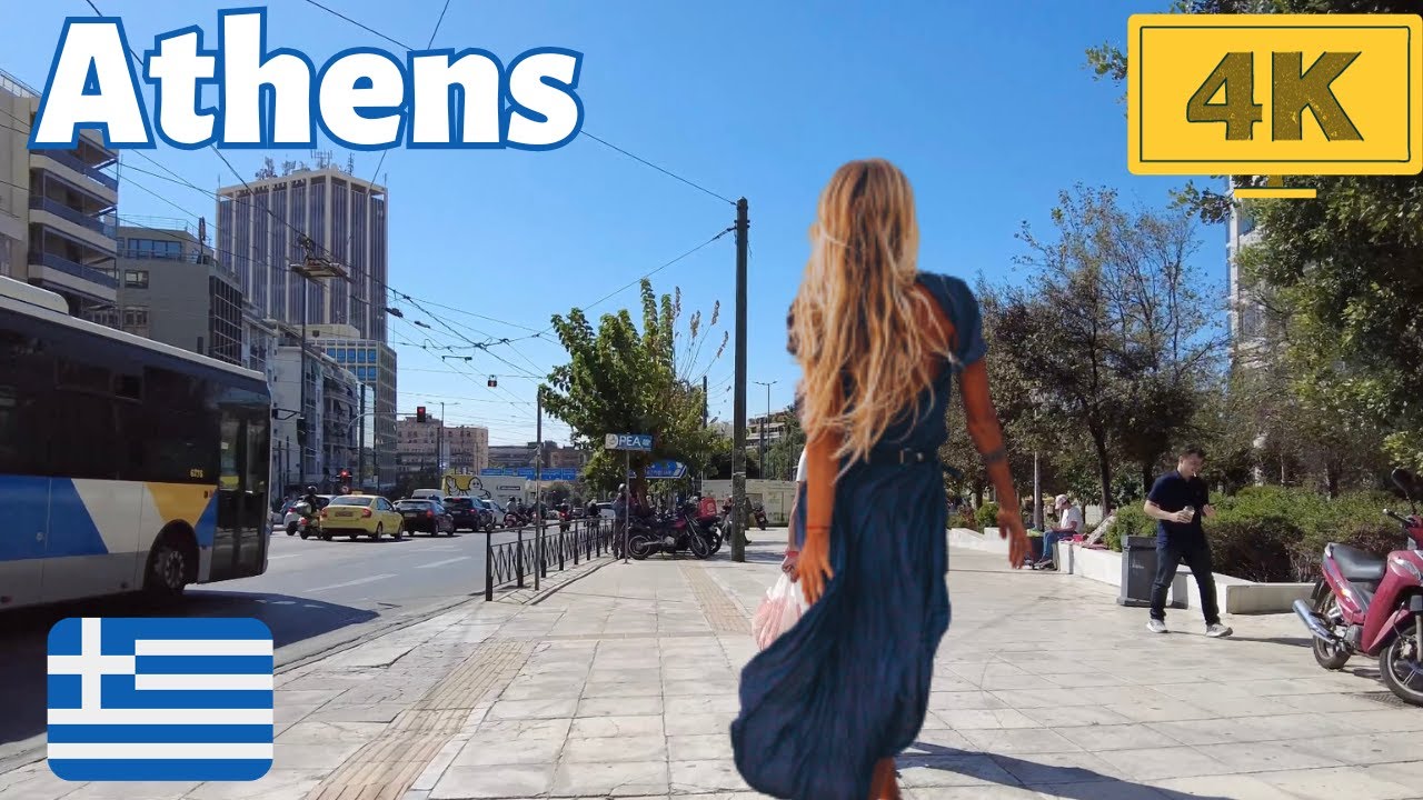 Non-Touristy Athens: Ampelokipoi and Panormou Area🇬🇷 4K Athens Greece Walking Tour.