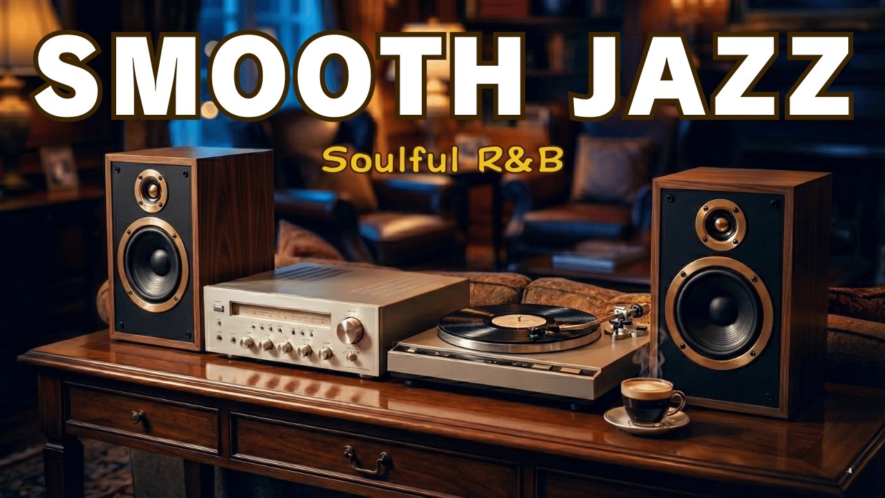 Midnight 90s Smooth Jazz & Soulful R&B 🎷 Warm Analog Vibes for Relaxing, Studying & Late Night Chill