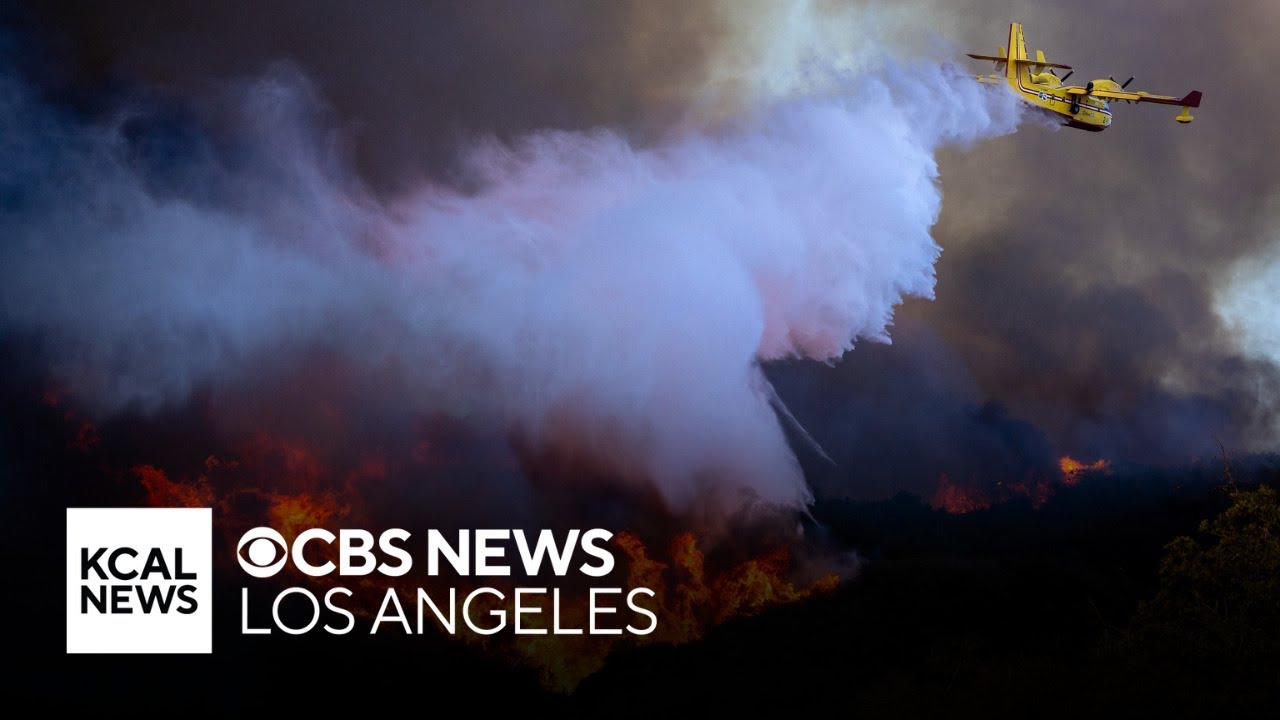 Firefighting aircraft collides with drone over Palisades Fire