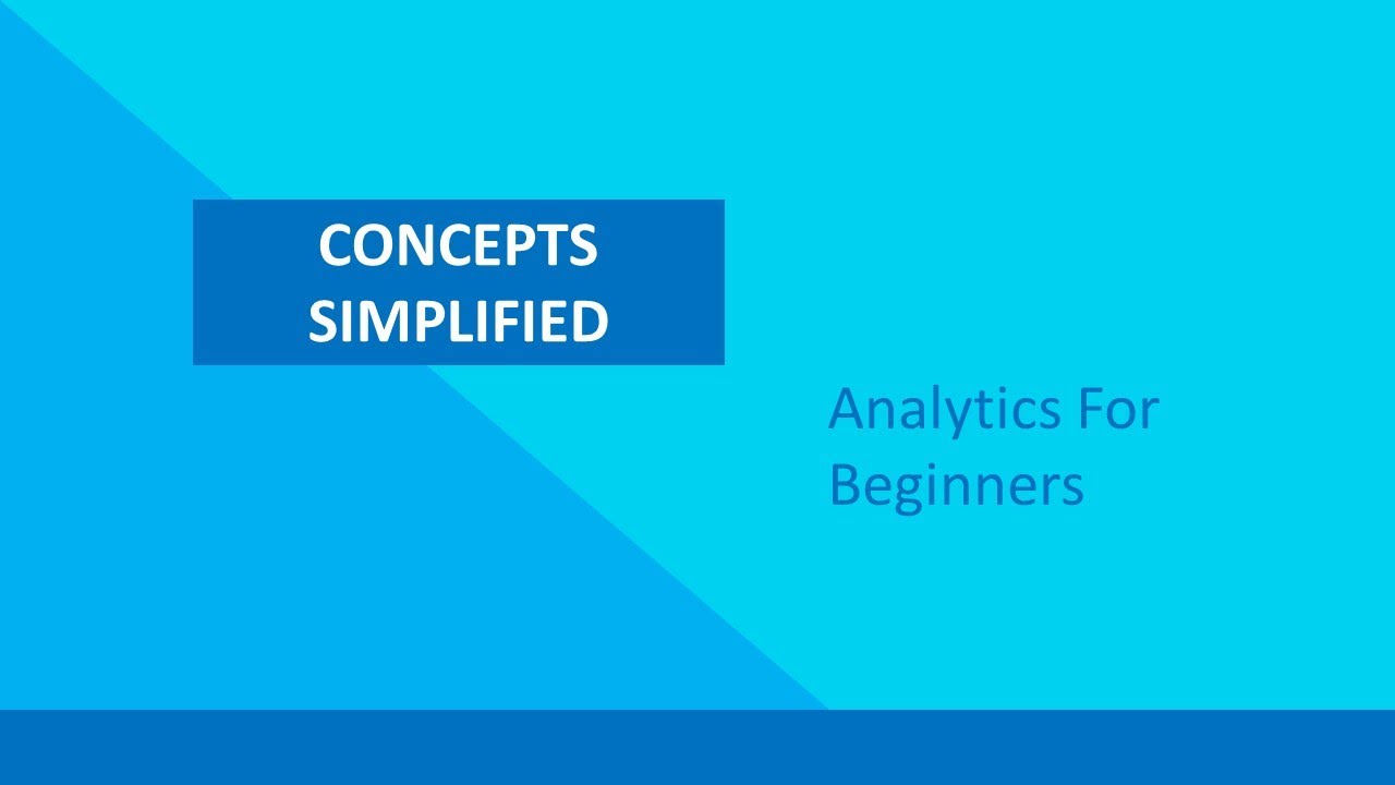 Analytics for beginners