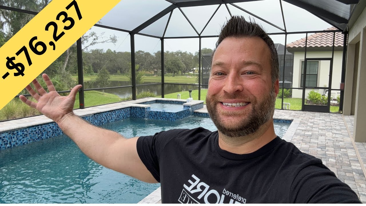 Inside 3 Brandon Florida New Construction Pool Homes For Sale with A Huge Price Reduction in 2023