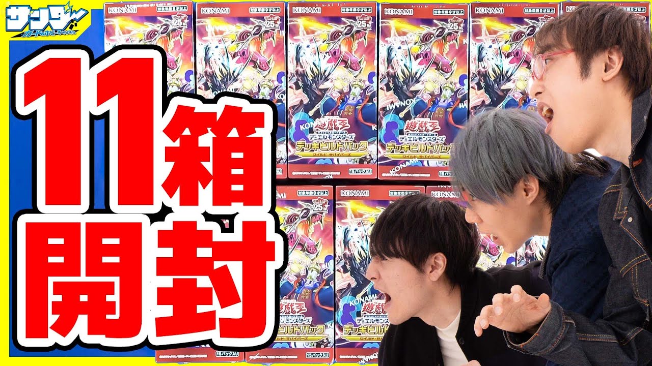 【#遊戯王】11箱開封！「デッキビルドパック ワイルド・サバイバーズ」(DBWS)【#開封】
